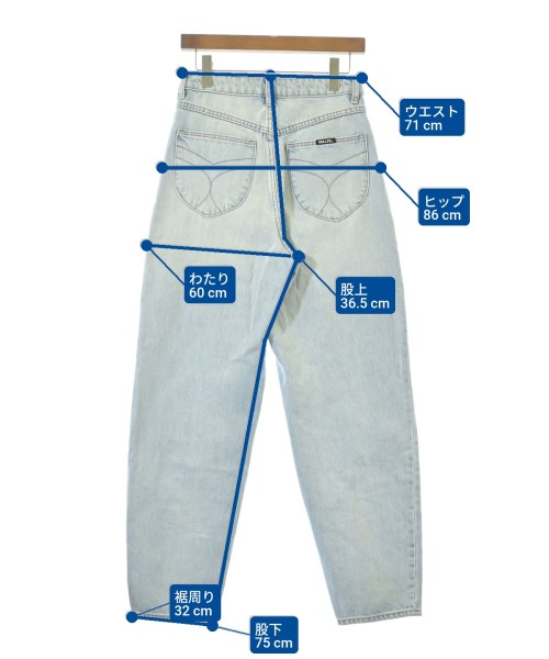 ROLLA'S（ローラス）デニムパンツ 青 サイズ:27(M位) レディース/2200696400049