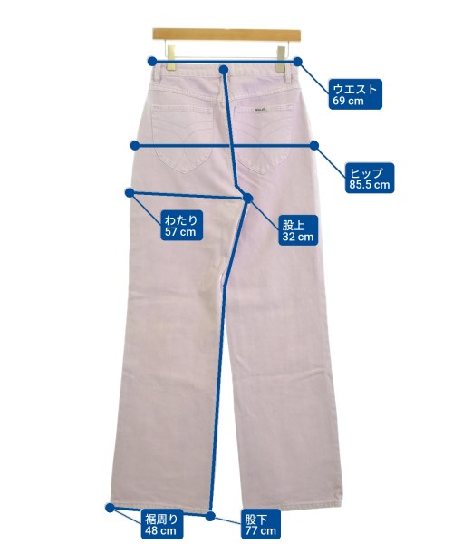 ROLLA'S（ローラス）デニムパンツ ピンク サイズ:27(M位) レディース/2200657003197