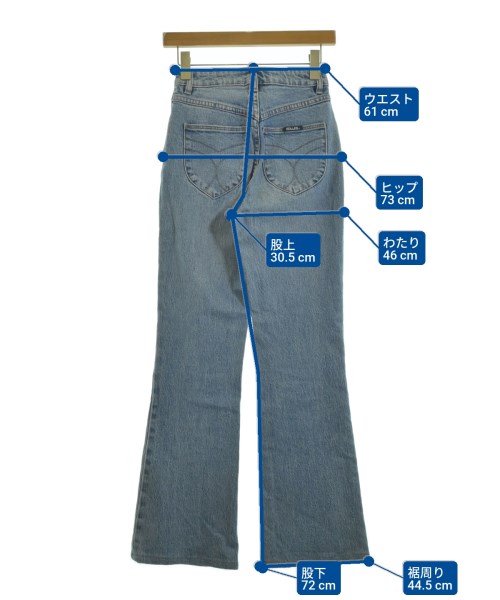 ROLLA'S（ローラス）デニムパンツ 青 サイズ:25(S位) レディース/2200663904051