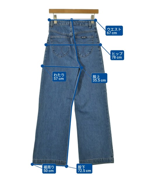 ROLLA'S（ローラス）デニムパンツ 青 サイズ:25(S位) レディース/2200667008021