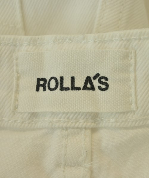 ROLLA'S（ローラス）デニムパンツ 白 サイズ:25(S位) レディース/2200725264062