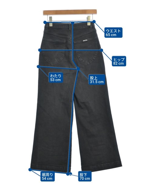 ROLLA'S（ローラス）デニムパンツ 黒 サイズ:26(M位) レディース/2200679787037