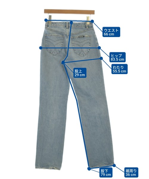 ROLLA'S（ローラス）デニムパンツ 青 サイズ:25(S位) レディース/2200686871064