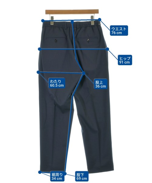 Be Able（ビーエイブル）スラックス 紺 サイズ:34(XL位) メンズ/2200633857967