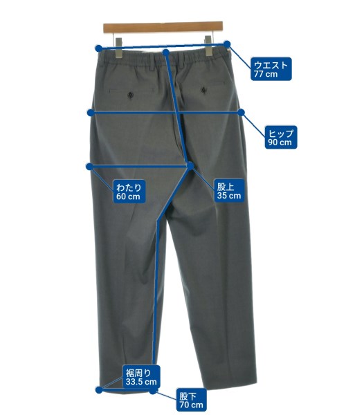 Be Able（ビーエイブル）スラックス グレー サイズ:34(XL位) メンズ/2200633857981