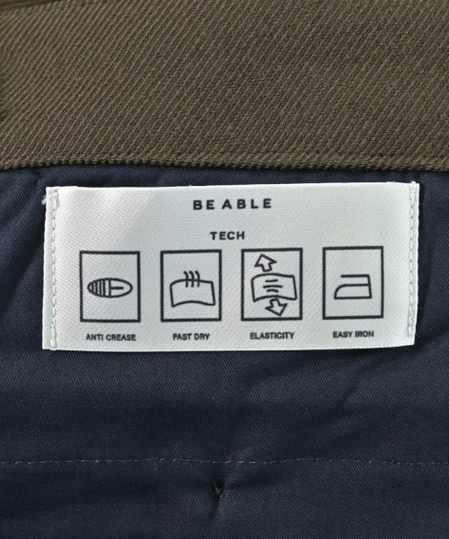 Be Able（ビーエイブル）スラックス 茶 サイズ:32(L位) メンズ/2200633858131