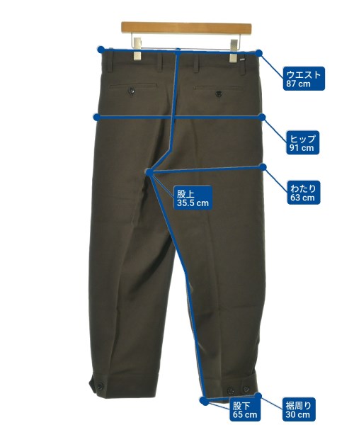 Be Able（ビーエイブル）スラックス 茶 サイズ:32(L位) メンズ/2200633858131