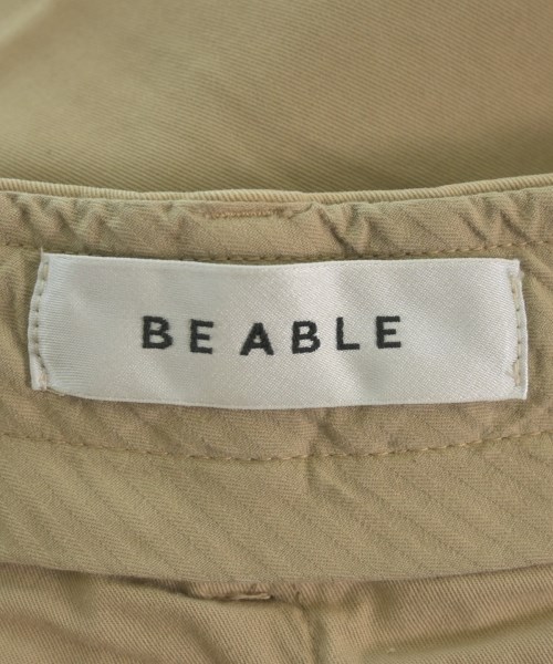 Be Able（ビーエイブル）スラックス ベージュ サイズ:33(L位) メンズ/2200633859466