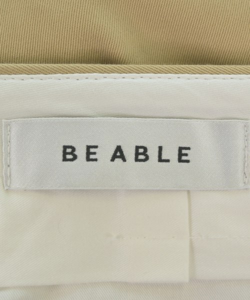 Be Able（ビーエイブル）スラックス ベージュ サイズ:33(L位) メンズ/2200633859473