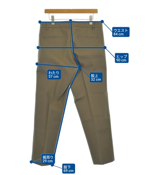 Be Able（ビーエイブル）スラックス 茶 サイズ:33(L位) メンズ/2200633859534