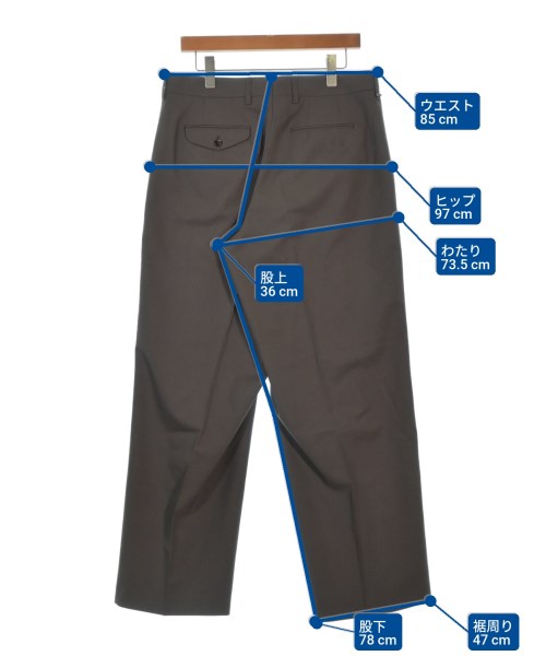 Be Able（ビーエイブル）スラックス カーキ サイズ:33(L位) メンズ/2200633861124