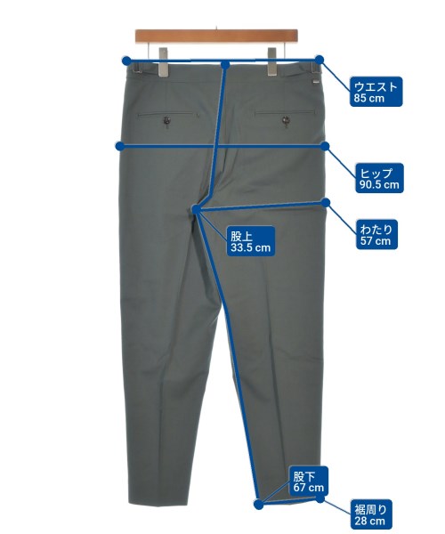 Be Able（ビーエイブル）スラックス 緑 サイズ:33(L位) メンズ/2200633861131