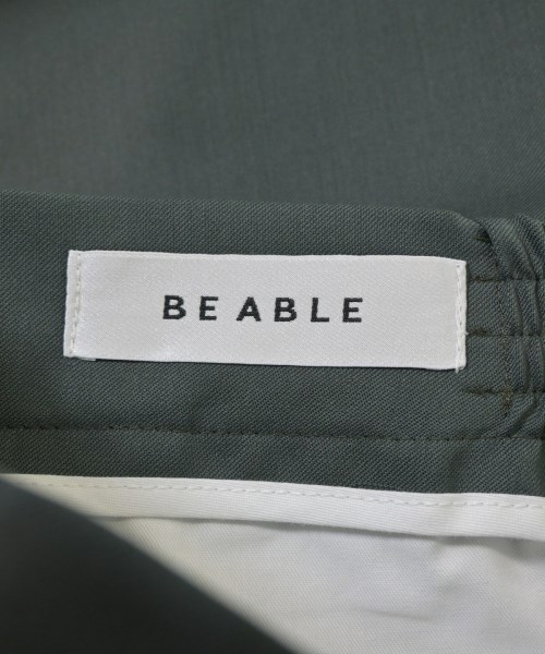 Be Able（ビーエイブル）スラックス 緑 サイズ:33(L位) メンズ/2200633861148