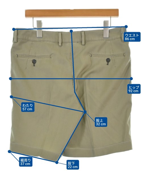 Be Able（ビーエイブル）ショートパンツ カーキ サイズ:33(L位) メンズ/2200633861209