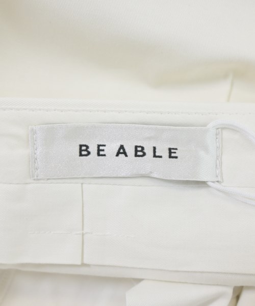 Be Able（ビーエイブル）ショートパンツ 白 サイズ:29(S位) メンズ/2200633861278