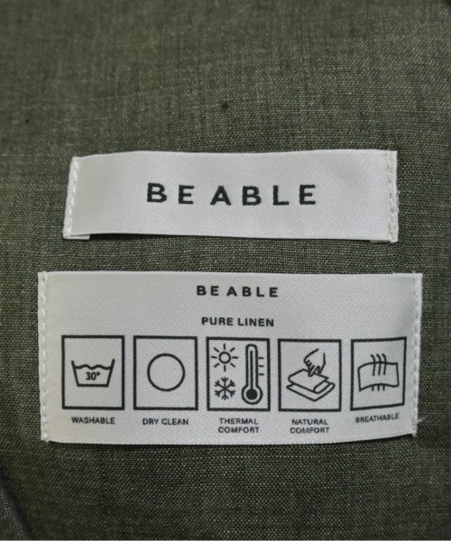 Be Able（ビーエイブル）カジュアルシャツ カーキ サイズ:L メンズ/2200633861483