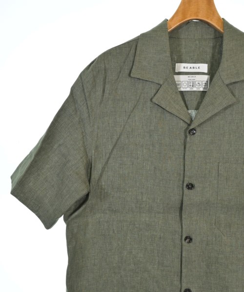 Be Able（ビーエイブル）カジュアルシャツ カーキ サイズ:L メンズ/2200633861483
