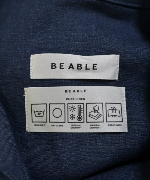 Be Able（ビーエイブル）カジュアルシャツ 紺 サイズ:M メンズ/2200633861506