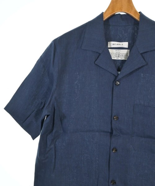 Be Able（ビーエイブル）カジュアルシャツ 紺 サイズ:L メンズ/2200633861513