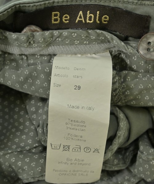 Be Able（ビーエイブル）その他 カーキ サイズ:29(S位) メンズ/2200676934182