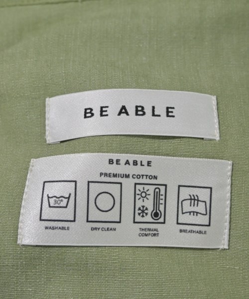 Be Able（ビーエイブル）カジュアルシャツ 緑 サイズ:L メンズ/2200690253191