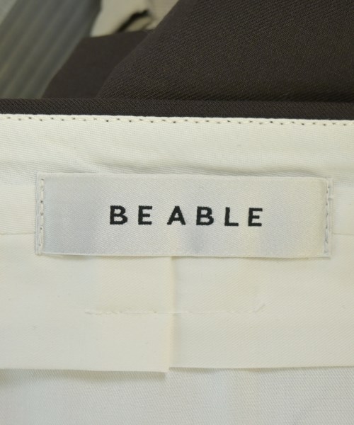 Be Able（ビーエイブル）スラックス 茶 サイズ:33(L位) メンズ/2200690253696