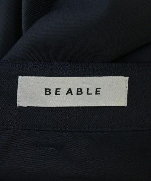Be Able（ビーエイブル）スラックス 紺 サイズ:33(L位) メンズ/2200690253726