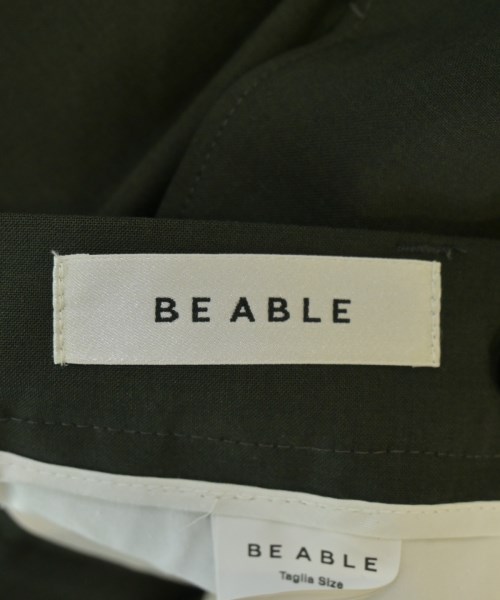 Be Able（ビーエイブル）スラックス 緑 サイズ:31(M位) メンズ/2200690253764