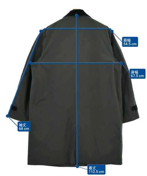 MOSSANT（モサン）ステンカラーコート グレー サイズ:46(M位) メンズ/2200654828281