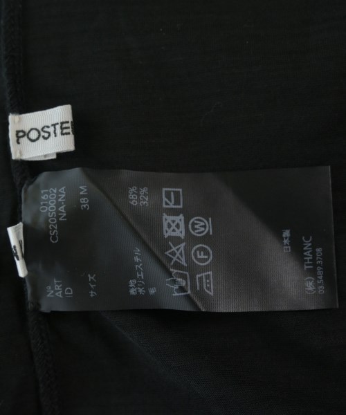 POSTELEGANT（ポステレガント）Tシャツ・カットソー 黒 サイズ:38(M位) レディース/2200716703167