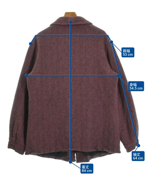 OUTIL（ウティ）ジャケット 赤 サイズ:4(XL位) メンズ/2200636412019