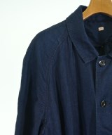 OUTIL（ウティ）ステンカラーコート 青 サイズ:3(L位) メンズ/2200636412026