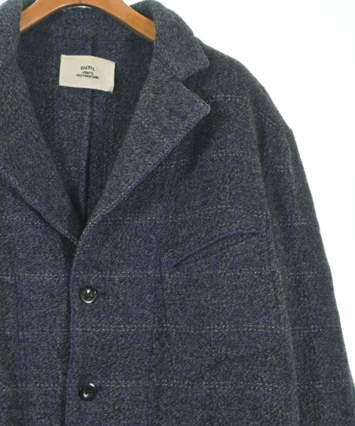 OUTIL（ウティ）カジュアルジャケット 紺 サイズ:4(XL位) メンズ/2200663357048