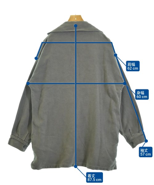 OUTIL（ウティ）カジュアルシャツ グレー サイズ:4(XL位) メンズ/2200663357369