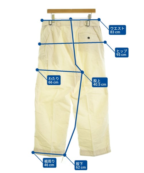 OUTIL（ウティ）チノパン 白 サイズ:4(XL位) メンズ/2200663357420