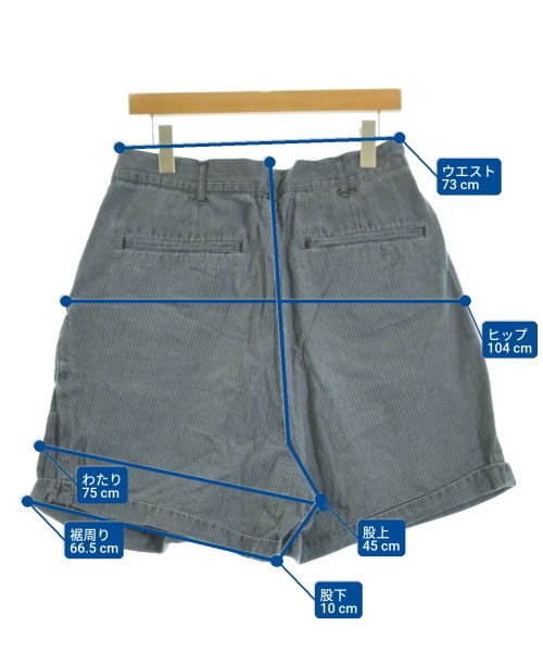 OUTIL（ウティ）ショートパンツ 紺 サイズ:3(L位) メンズ/2200663357468