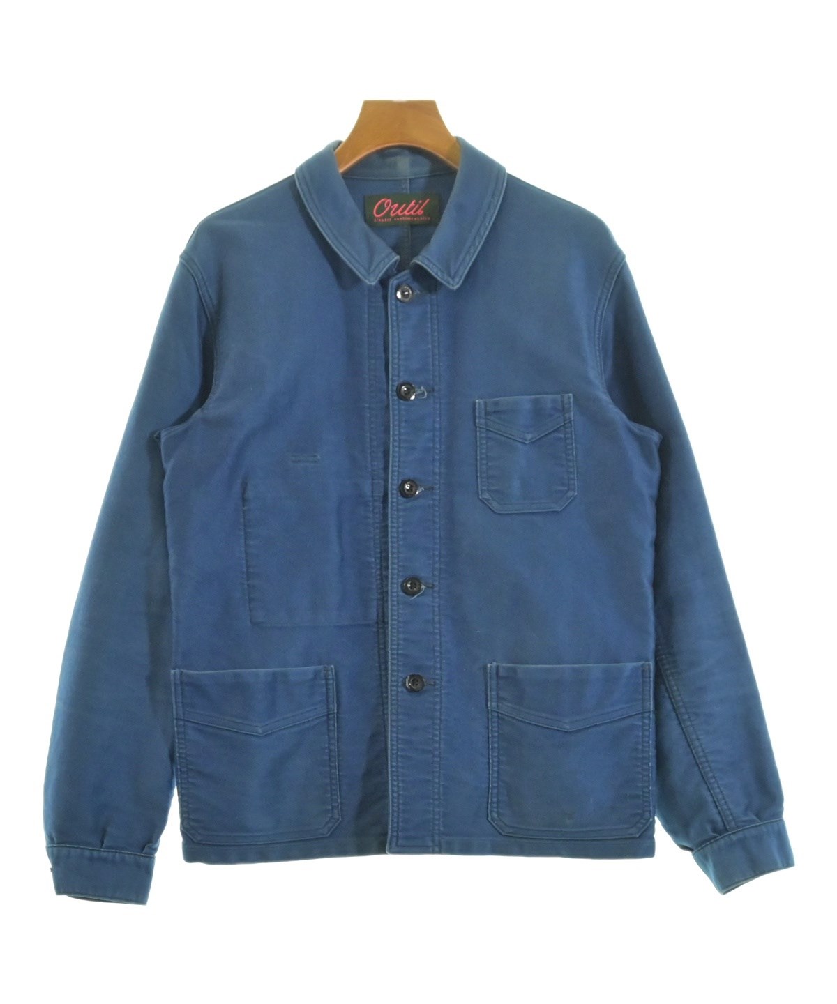 y*i様 デザイン性高↑ OUTIL モールスキンカバーオール USED加工 9437526E0008_x1_a001.jpg
