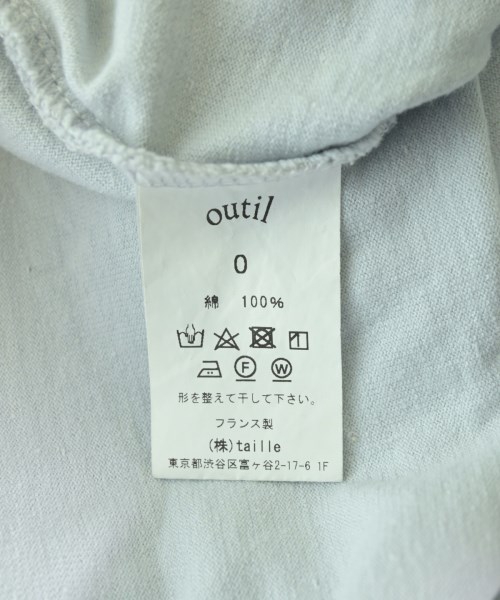 OUTIL（ウティ）Tシャツ・カットソー 青 サイズ:0(XS位) メンズ/2200698260047