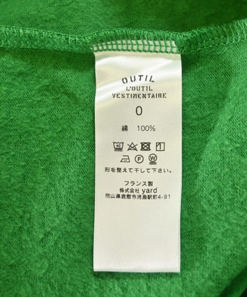 OUTIL（ウティ）Tシャツ・カットソー 緑 サイズ:0(XS位) レディース/2200706131284