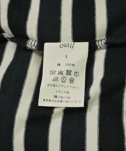 OUTIL（ウティ）Tシャツ・カットソー 黒 サイズ:1(S位) メンズ/2200704217096