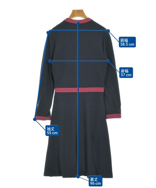 Hobbs London（ホッブスロンドン）ワンピース 紺 サイズ:8(S位) レディース/2200674955011