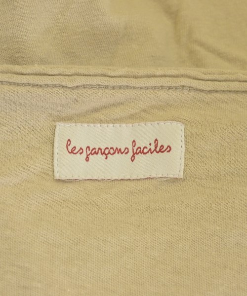 les garcons faciles（ルギャルソンファシーレス）Tシャツ・カットソー ベージュ サイズ:M メンズ/2200720372779