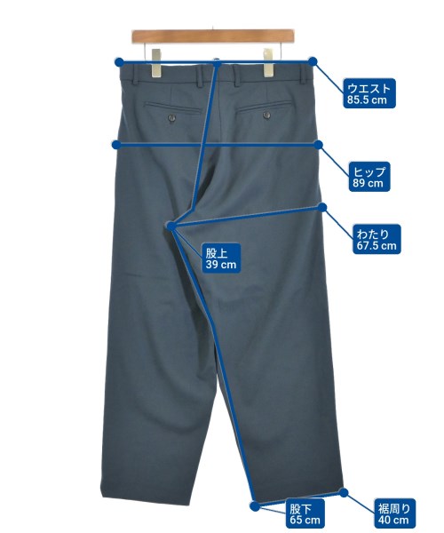 Second/Layer（セカンドレイヤー）スラックス 緑 サイズ:L メンズ/2200641925092