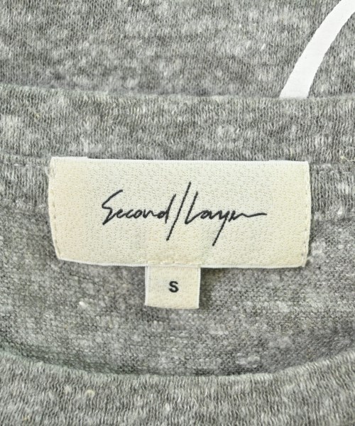 Second/Layer（セカンドレイヤー）Tシャツ・カットソー グレー サイズ:S メンズ/2200615445137