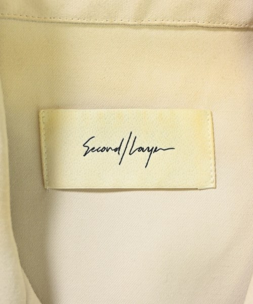 Second/Layer（セカンドレイヤー）カジュアルシャツ ベージュ サイズ:S メンズ/2200679187141