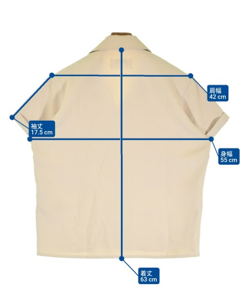 Second/Layer（セカンドレイヤー）カジュアルシャツ ベージュ サイズ:S メンズ/2200679187141