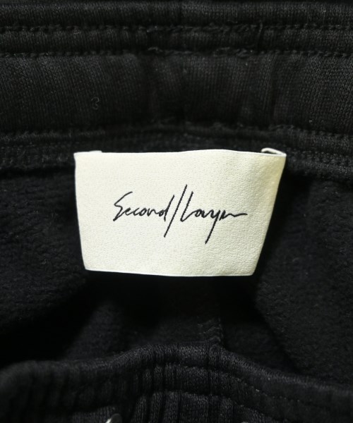 Second/Layer（セカンドレイヤー）スウェットパンツ 黒 サイズ:XS メンズ/2200679187189