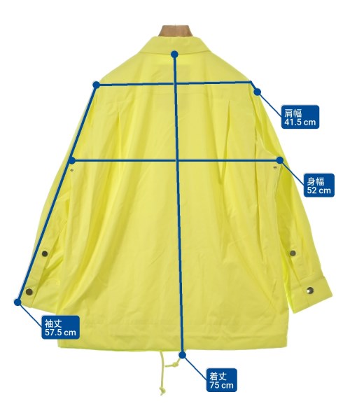 OVERCOAT（オーバーコート）ブルゾン 黄 サイズ:00(XS位) レディース/2200644766012