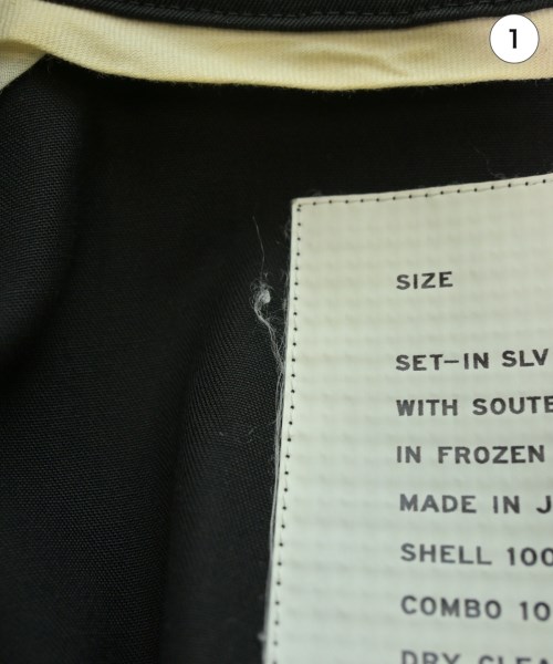 OVERCOAT（オーバーコート）カジュアルジャケット 黒 サイズ:0(XS位) メンズ/2200620454018