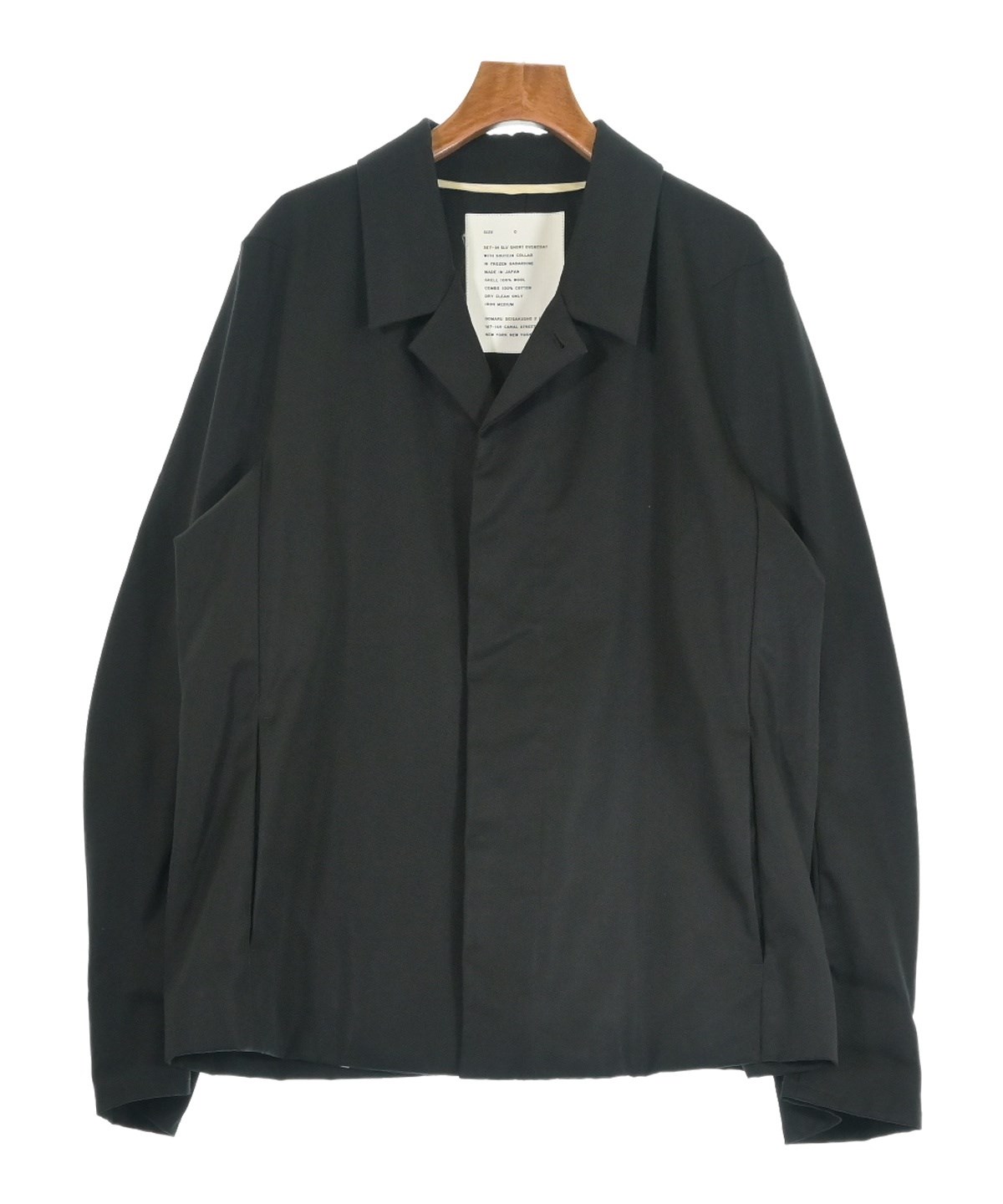 OVERCOAT（オーバーコート）カジュアルジャケット 黒 サイズ:0(XS位